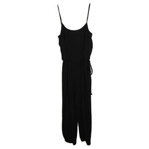 Black - Spaghetti Strap Jumpsuit - Medium